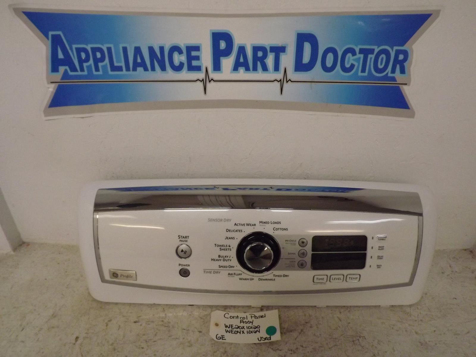 GE Dryer WE20X10120 WE04X10164 Control Panel Assy Used GE Dryer WE20X10120 WE04X10164 Control Panel Assy Used